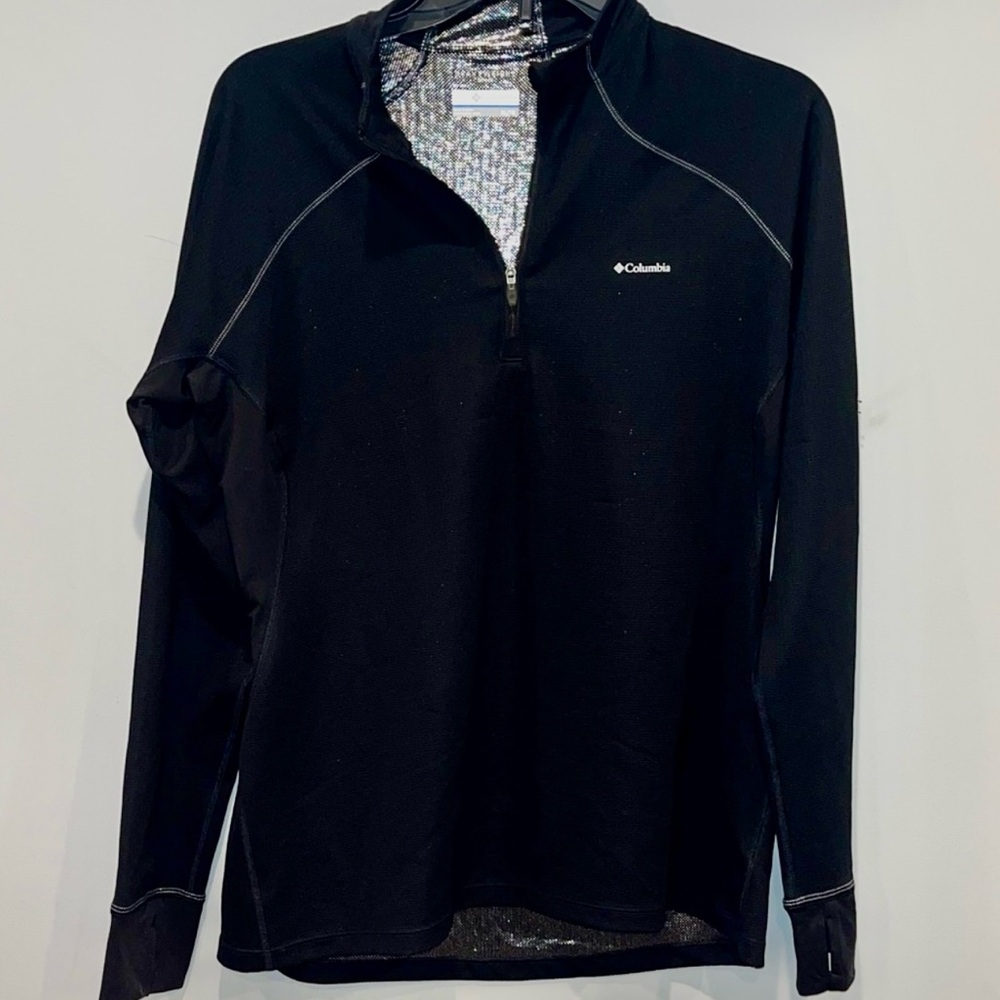 Columbia Black Half-Zip Pullover - Picture 3 of 9